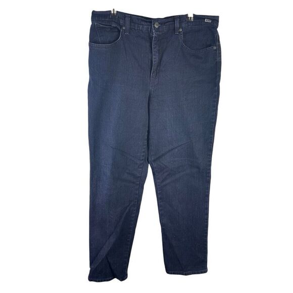 Gloria Vanderbilt Straight Jeans 14 Women’s Dark Wash Pre-Owned [#4349] - Picture 1 of 6